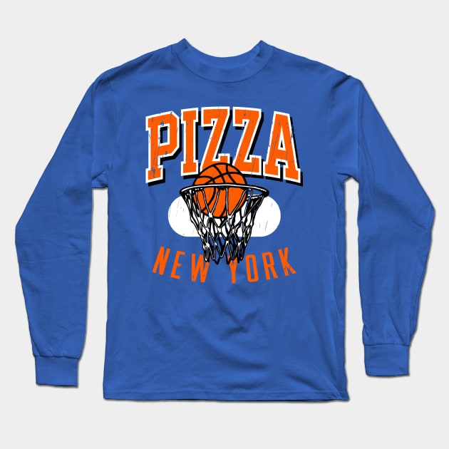 New York Pizza Jersey Long Sleeve T-Shirt by funandgames